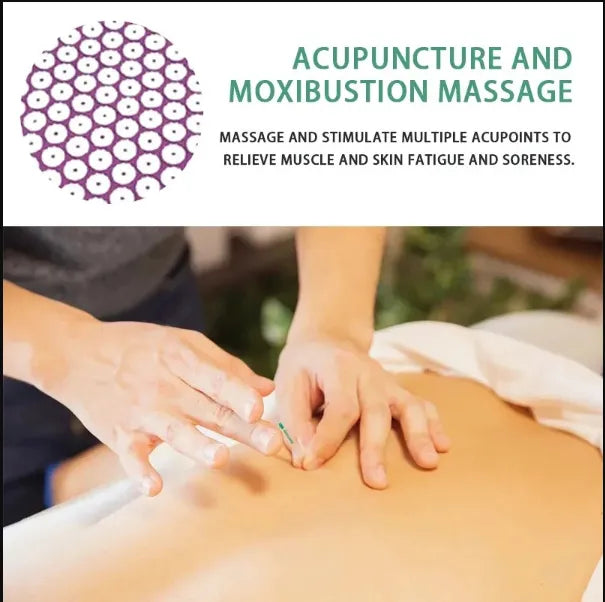 Acupressure Mat & Pillow Set — Back & Neck Tension Relief
