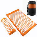 Acupressure mat and pillow set