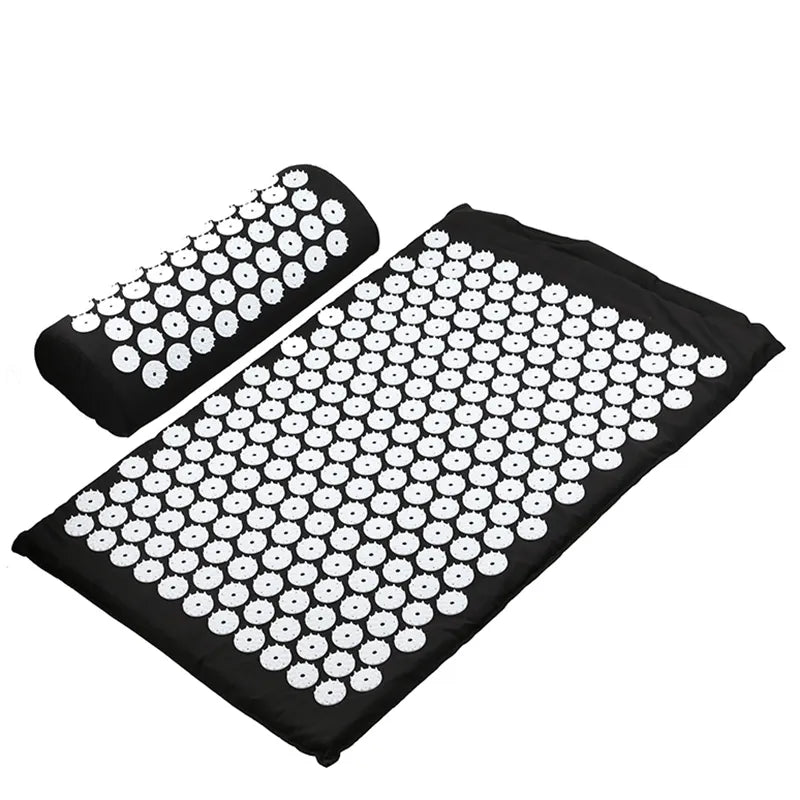 Acupressure Mat & Pillow Set — Back & Neck Tension Relief