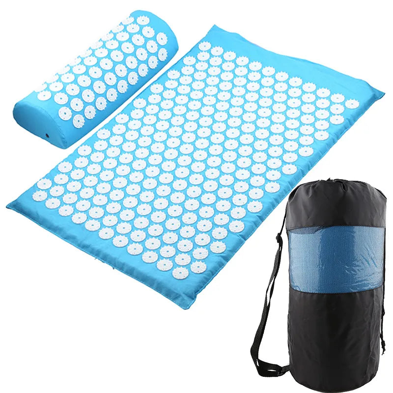 Acupressure Mat & Pillow Set — Back & Neck Tension Relief