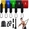 Resistance Bands Set — 5 Bands, 150 lbs, Fits in a Drawer