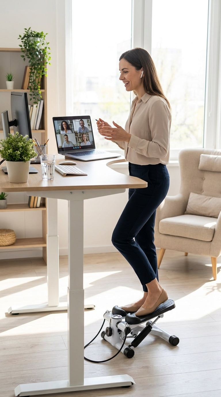 Silent Hydraulic Mini Stepper — Quiet Apartment Cardio