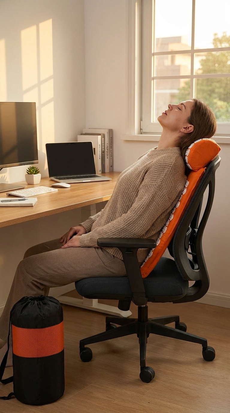 Acupressure Mat & Pillow Set — Back & Neck Tension Relief