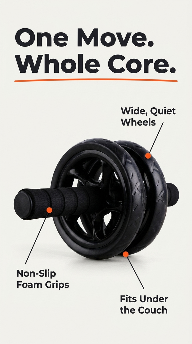 Ab Roller Wheel — Compact Core Workout for Home