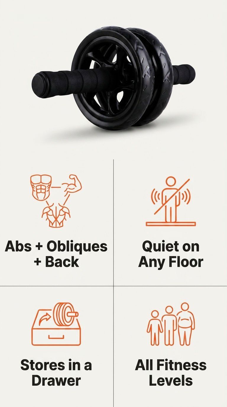 Ab Roller Wheel — Compact Core Workout for Home