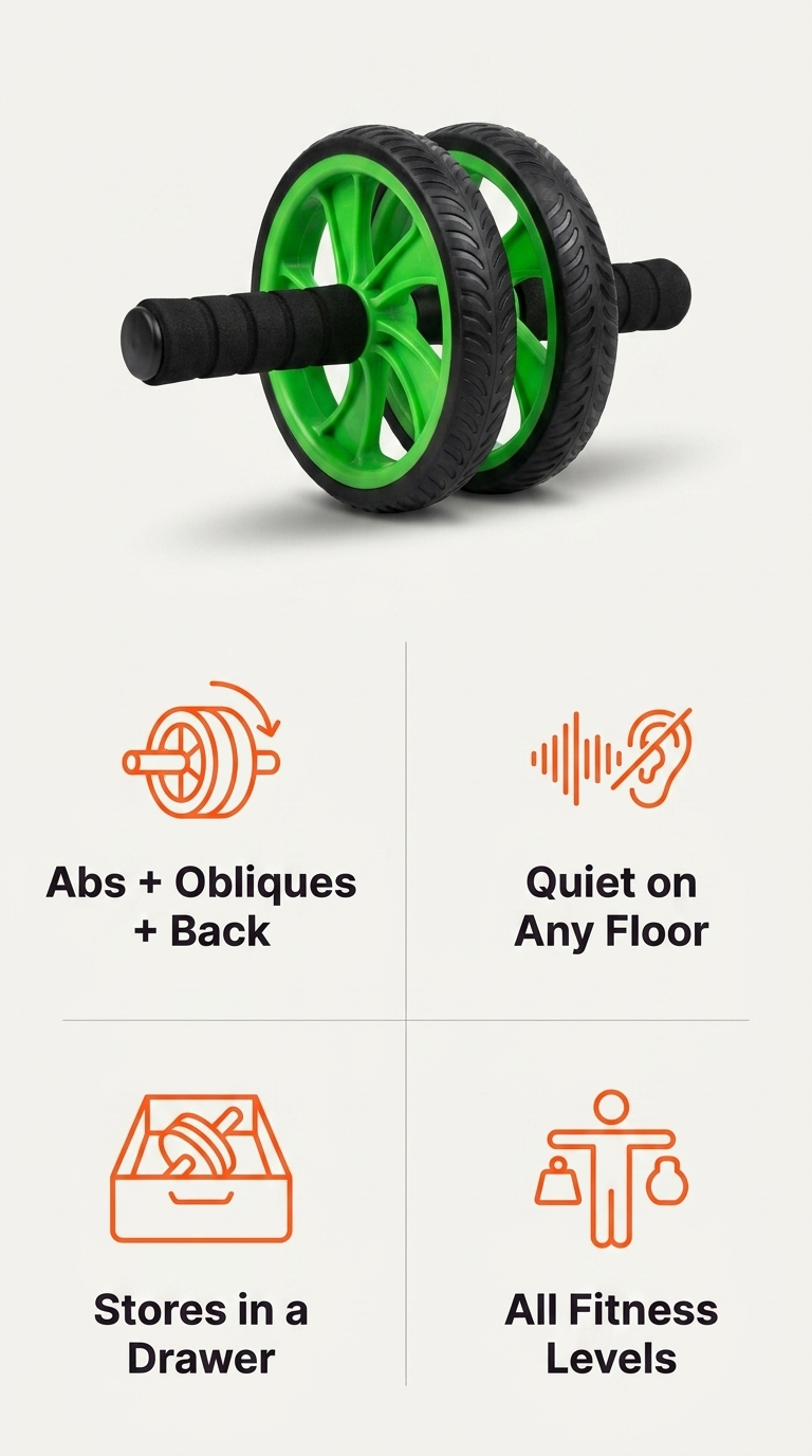 Ab Roller Wheel — Compact Core Workout for Home