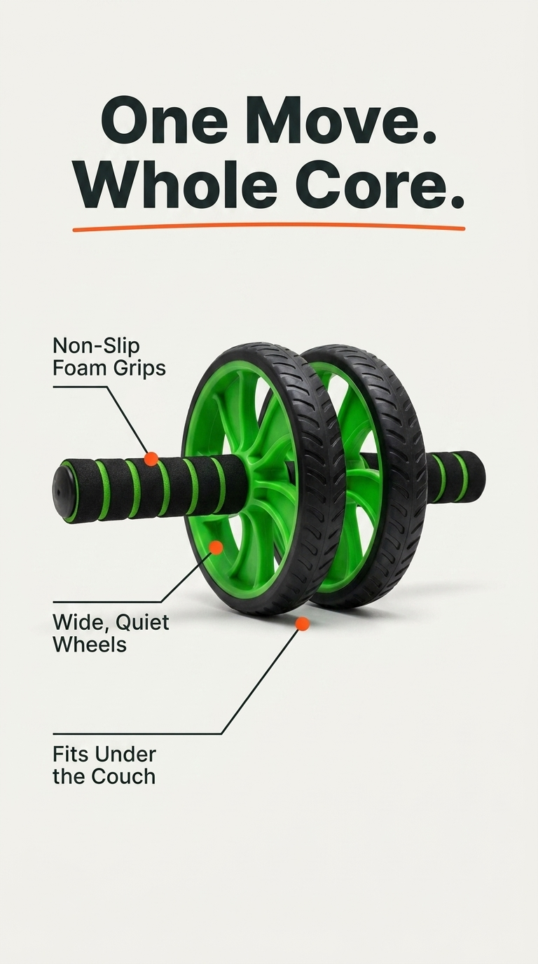 Ab Roller Wheel — Compact Core Workout for Home
