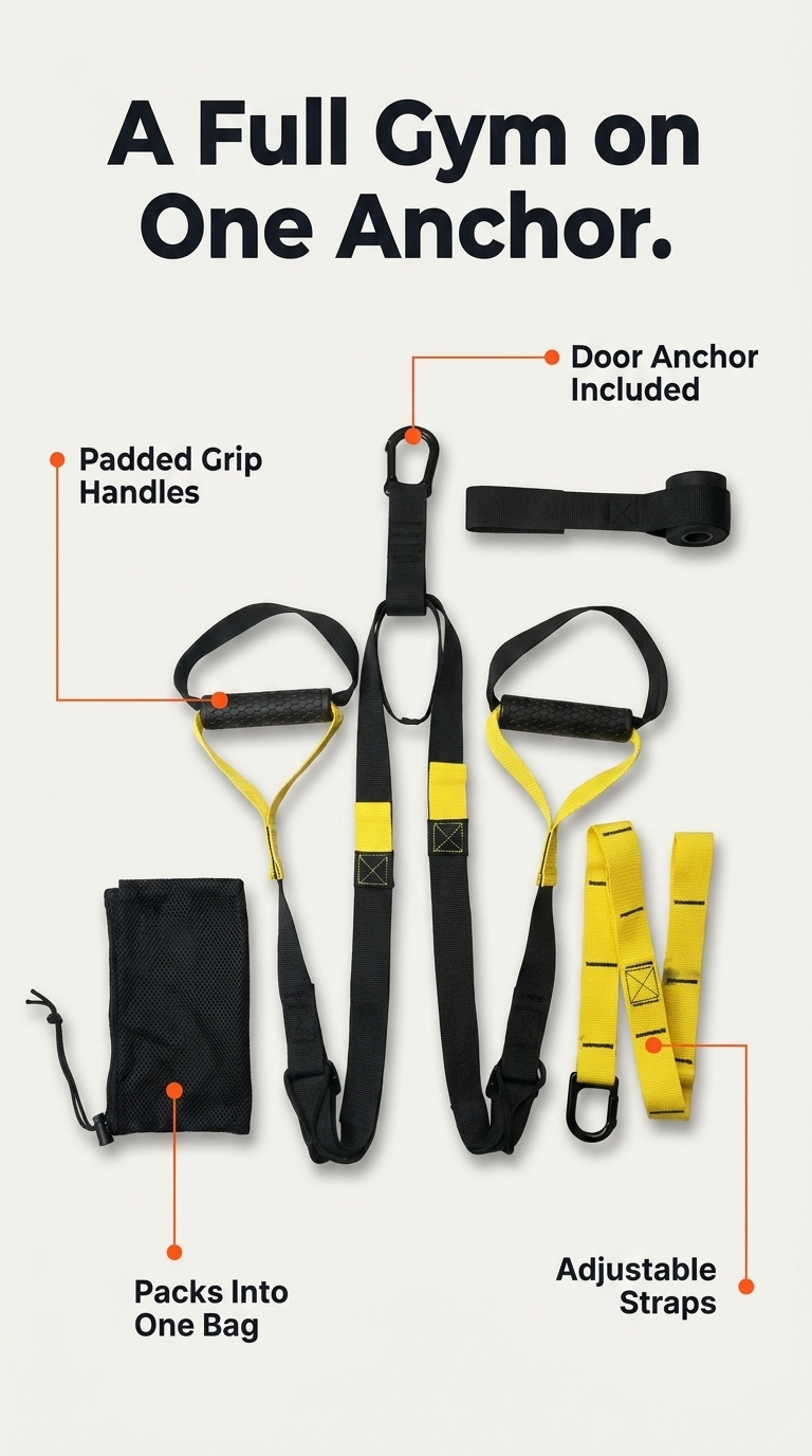 Home Suspension Trainer Kit — Full-Body Resistance Training