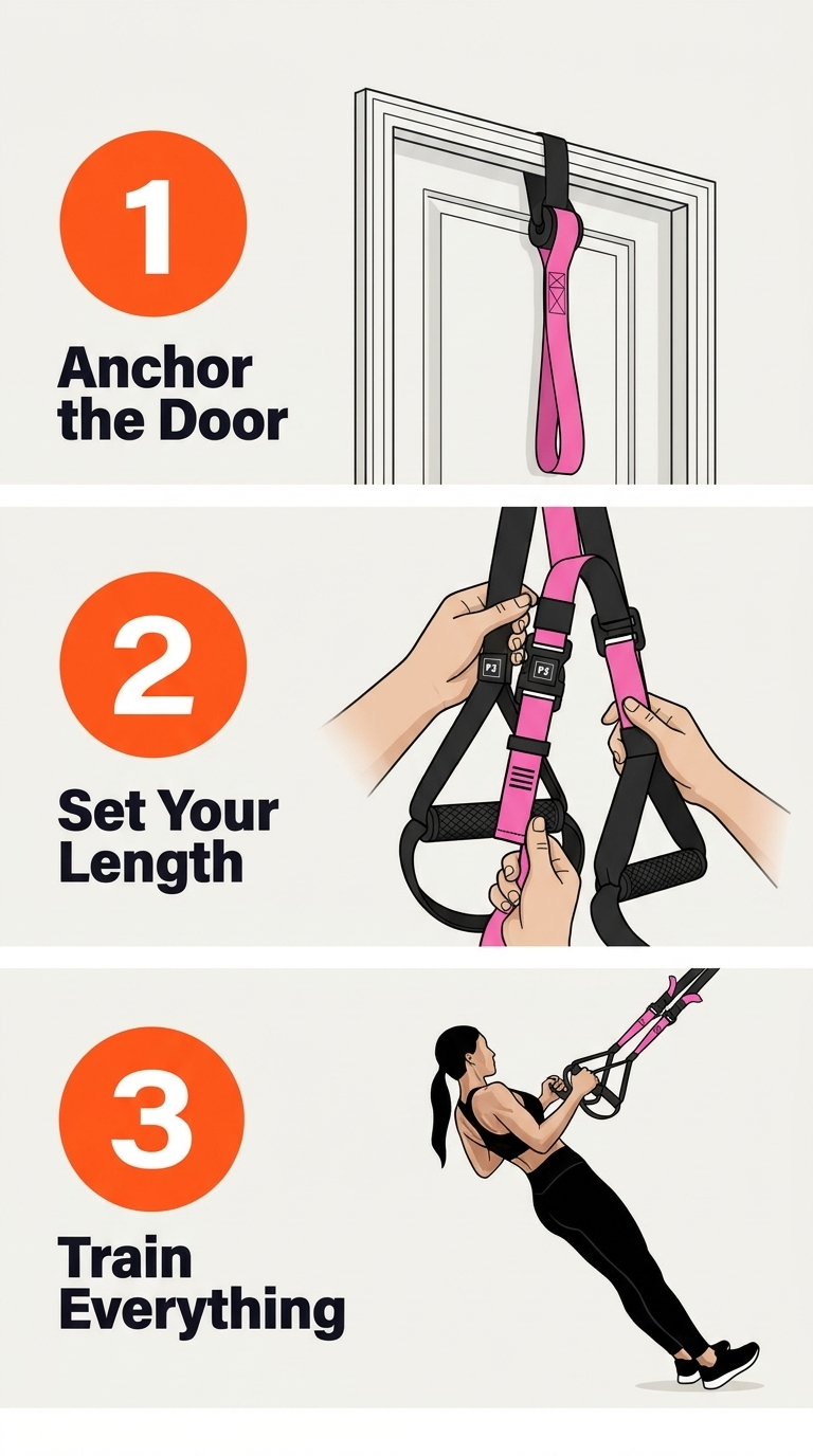 Home Suspension Trainer Kit — Full-Body Resistance Training