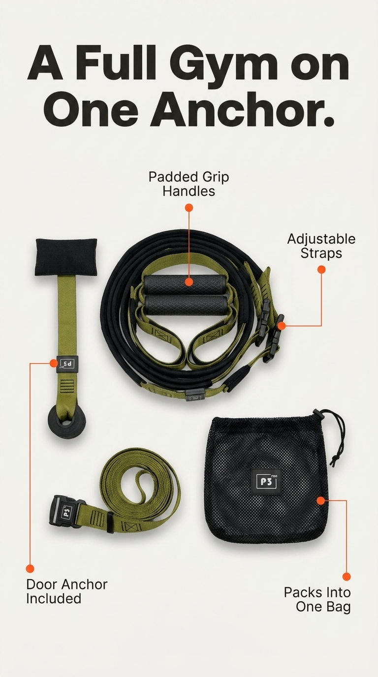Home Suspension Trainer Kit — Full-Body Resistance Training